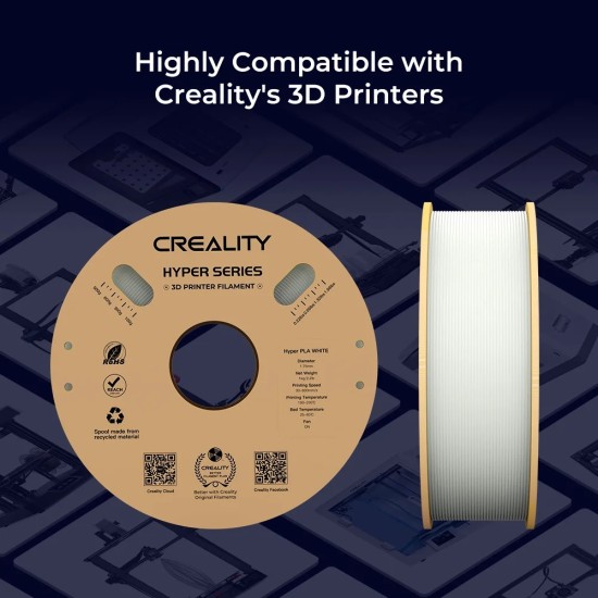 فیلامنت Creality 4KG Value Pack Hyper PLA 3D Printing Filament