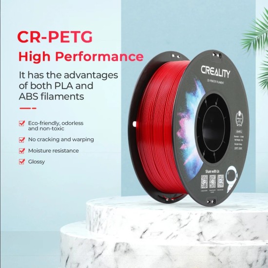 فیلامنت Creality CR PETG 1.75mm 3D Printing Filament 1kg