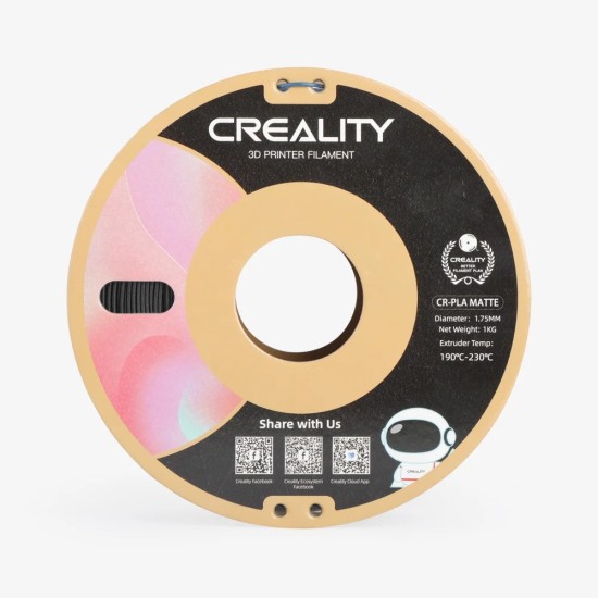 فیلامنت Creality CR-PLA Matte 1.75mm PLA 3D Printing Filament 1kg