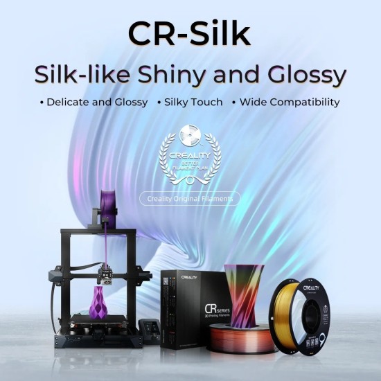فیلامنت Creality CR-Silk 1.75mm PLA 3D Printing Filament 1kg