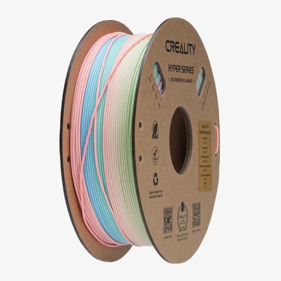 فیلامنت creality Hyper Rainbow PLA 3D Printing Filament 1kg